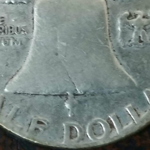 OLD COIN 1952 FRANKLIN HALF DOLLAR NO MINT - Picture 3 of 3